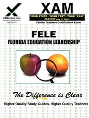 Cover of: FTCE Fele Florida Educational Leadership Examination