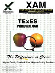 Cover of: TExES Principal 068