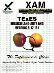 Cover of: TExES English Language Arts and Reading 8-12 131