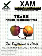 Cover of: TExES Physical Education EC-12 158