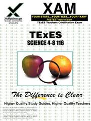 Cover of: TExES Science 4-8 116