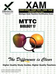 Cover of: MTTC Biology 17