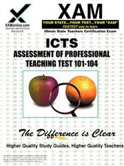 Cover of: ICTS Apt Assessment of Professional Teaching Test 101-104