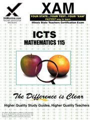 Cover of: ICTS Mathematics 115: teacher certification exam (XAM ICTS)