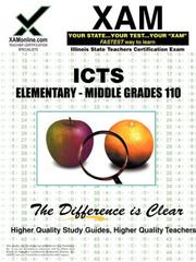 Cover of: ICTS Elementary-Middle Grades 110 (Teacher Certification Exam)