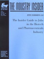 Cover of: Careers in Biotech and Pharmaceuticals : The Wetfeet.com Insider Guide (Wetfoot.Com Insider Guide)