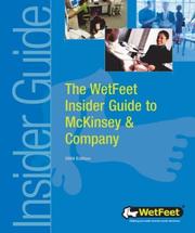 Cover of: The WetFeet Insider Guide to McKinsey & Company by WetFeet Staff