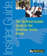 Cover of: The WetFeet Insider Guide to Goldman Sachs