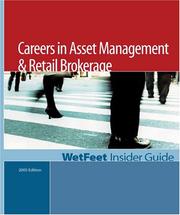 Cover of: Careers in Asset Management & Retail Brokerage: The WetFeet Insider Guide (2005 Edition) (Wetfeet Insider Guide)