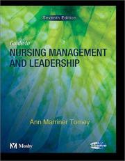 Cover of: Guide to Nursing Management and Leadership by Ann Marriner Tomey