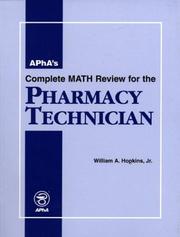 Cover of: APhA's Complete Math Review for the Pharmacy Technician