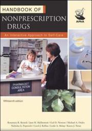 Cover of: Handbook of Nonprescription Drugs