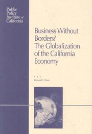 Cover of: Business without borders?: the globalization of the California economy