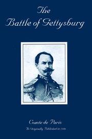 Cover of: The Battle of Gettysburg by Comte De Paris