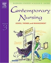 Cover of: Contemporary Nursing by Barbara Cherry, Susan Jacob