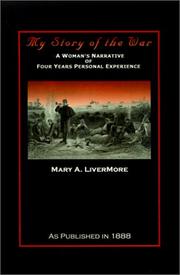 Cover of: My Story of the War | Mary A. Livermore