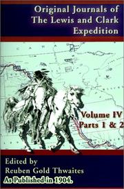 Cover of: Original Journals of the Lewis and Clark Expedition, Volume 4 (Journals of the Lewis and Clark Expedition)