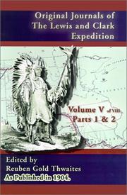 Cover of: Original Journals of the Lewis and Clark Expedition, Volume 5 (Journals of the Lewis and Clark Expedition) by Reuben Gold Thwaites