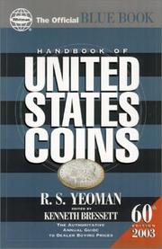 Cover of: 2003 Handbook of United States Coins by R. S. Yeoman