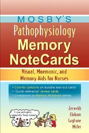 Cover of: Mosby's Pathophysiology Memory NoteCards: Visual, Mnemonic, and Memory Aids for Nurses