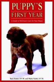 Cover of: Puppy's first year by Race Foster, Race Foster