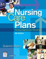 Cover of: Nursing Care Plans: Nursing Diagnosis and Intervention (Nursing Care Plans)