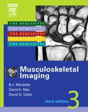 Cover of: Musculoskeletal Imaging by B. J. Manaster, David A. May, David G. Disler