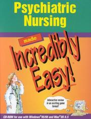 Cover of: Psychiatric Nursing Made Incredibly Easy! by Springhouse, Springhouse