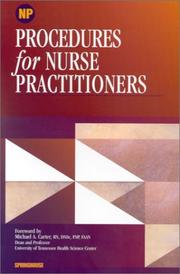 Cover of: Procedures for Nurse Practitioners (Nursing Guide)