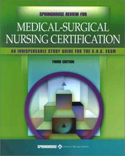 Cover of: Springhouse Review for Medical-Surgical Nursing Certification