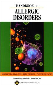 Cover of: Handbook of Allergic Disorders | Springhouse