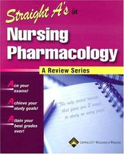 Cover of: Straight A's in Nursing Pharmacology (Straight A's)