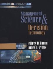 Cover of: Management Science and Decision Technology