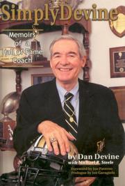 Cover of: Simply Devine : Memoirs of a Hall of Fame Coach (Missouri Edition)