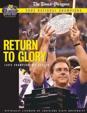 Cover of: Return to Glory: LSU's Championship Season