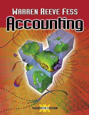 Accounting by Carl S. Warren