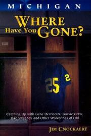 Cover of: Michigan: Where Have You Gone?