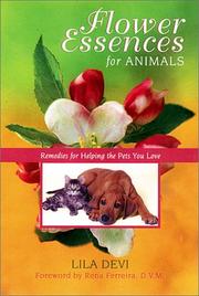 Cover of: Flower Essences for Animals by Lila Devi