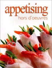 Cover of: Appetising Hors D'oeuvres (Ultimate Cook Book) by Richard Carroll
