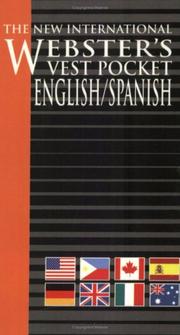 Cover of: The new international Webster's vest pocket English/Spanish: [dictionary].