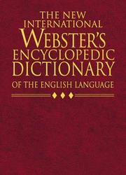 Cover of: The new international Webster's encyclopedic dictionary of the English language.