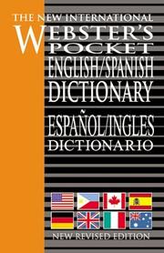 Cover of: The New International Webster's Pocket English/Spanish Dictionary by Merriam-Webster