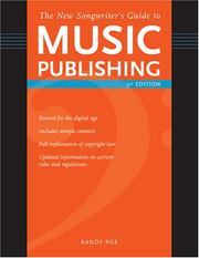 Cover of: The new songwriter's guide to music publishing