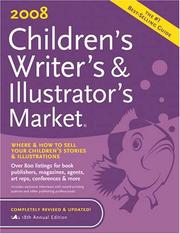 Cover of Children's Writer's & Illustrator's Market 2008 (Children's Writer's and Illustrator's Market)