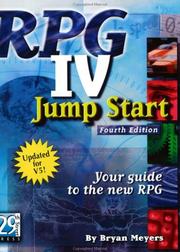 Cover of: RPG IV jump start by Bryan Meyers