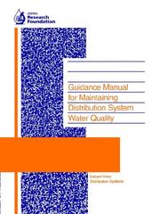 Cover of: Guidance Manual to Maintain Distribution System Water Quality | 