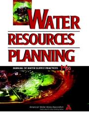 Cover of: Water Resources Planning (Awwa Manual, M50)