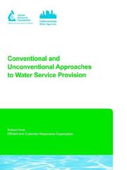 Cover of: Conventional and Unconventional Approaches to Water Service Provision