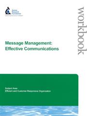 Cover of: Message Management:  : Effective Communications