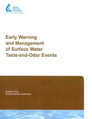 Cover of: Early Warning and Management of Surface Water Taste-and-Odor Events (Awwa Research Foundation Reports)